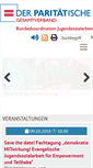 Mobile Screenshot of jugendsozialarbeit-paritaet.de